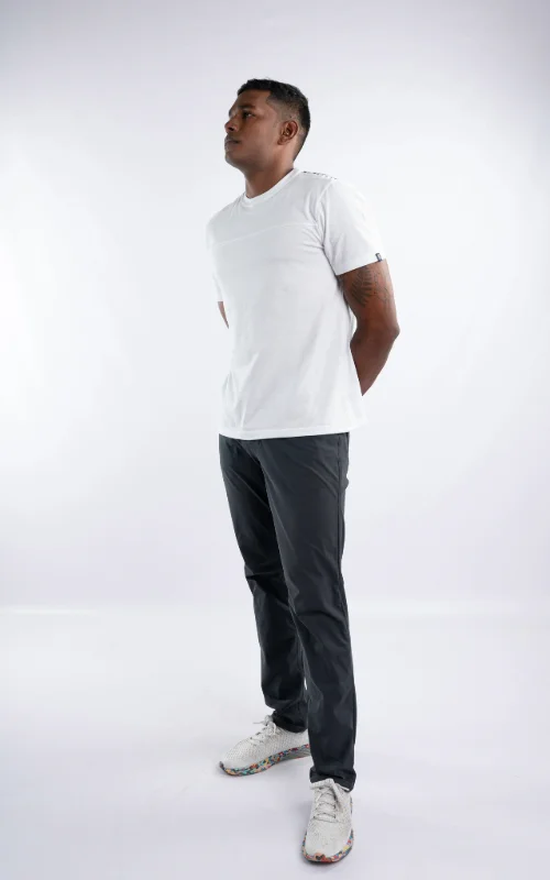 "MCMLXXXI" Unisex - Shoulder Print crew - Image 4